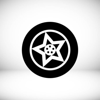 Direksiyonu düz simgesi