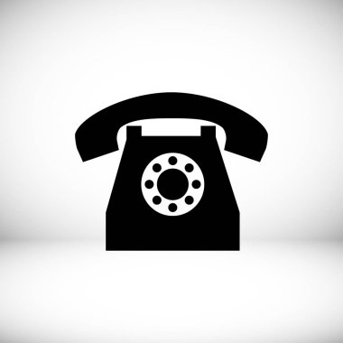 Telefon Düz Simgesi