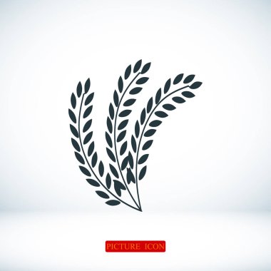 Buğday düz simgesi