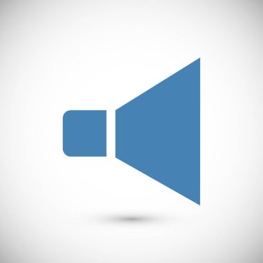 düz hoparlör simgesi