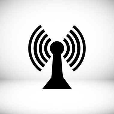 Comunication düz simgesi