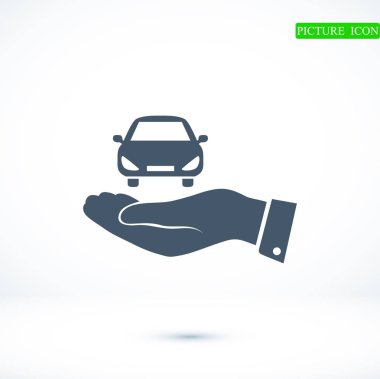 Arabayı düz simgesi