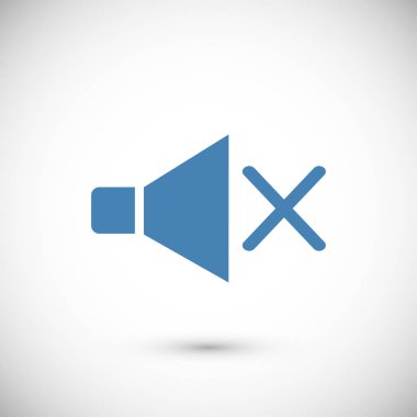 düz hoparlör simgesi