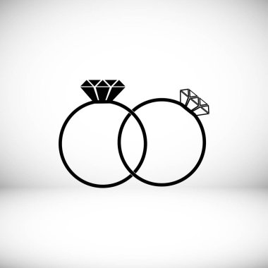 Yüzük düz simgesi