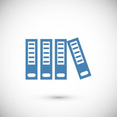 klasörleri düz simgesi