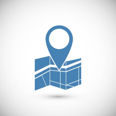 Harita simgesinde iğne