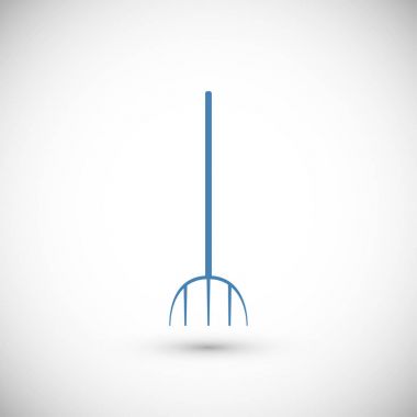 Bahçe çatal simgesi