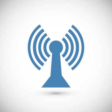 Comunication düz simgesi