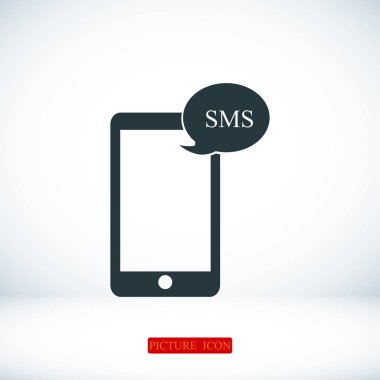 Cep telefonu sms simgesi