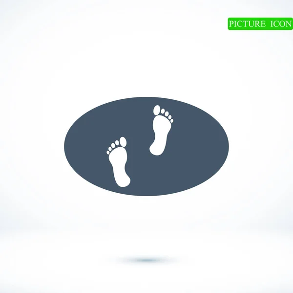 발자국 표시 아이콘 — 스톡 벡터