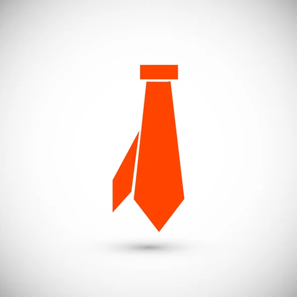 Krawatte flach Symbol — Stockvektor