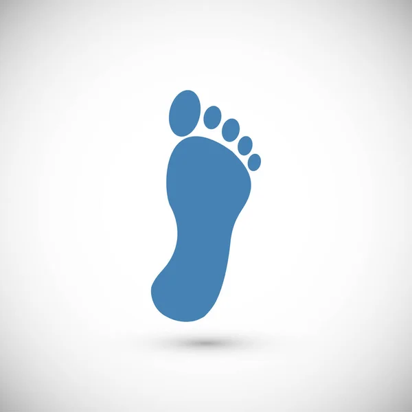 Footprint sign icon — Stock Vector
