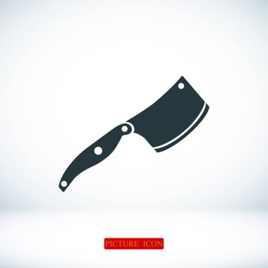 Bıçak düz simgesi