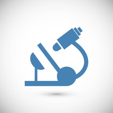 Mikroskop Düz Simgesi