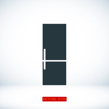 Buzdolabı düz simgesi