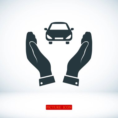 Arabayı düz simgesi