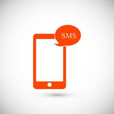 Cep telefonu sms simgesi