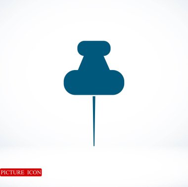 Düz raptiye simgesini