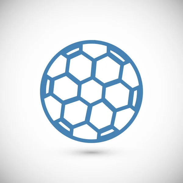 Icône de ballon de football — Image vectorielle