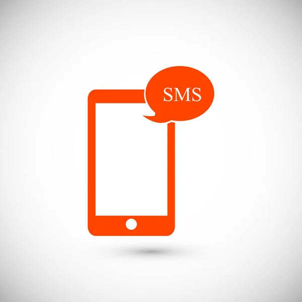 Telefon komórkowy sms ikona — Wektor stockowy