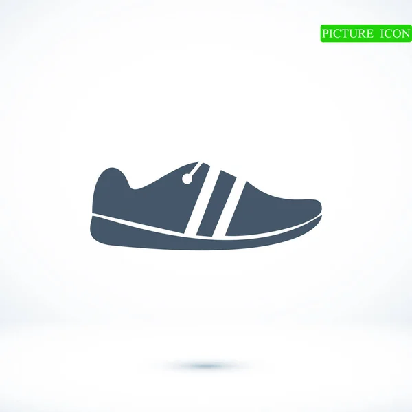 Zapato icono plano — Archivo Imágenes Vectoriales
