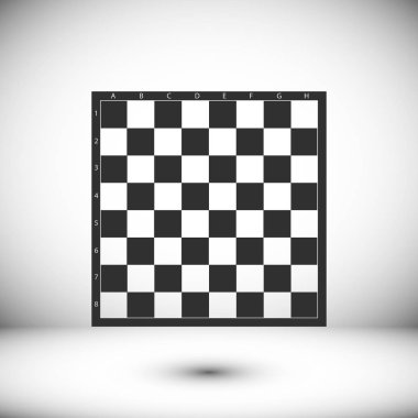 Satranç düz simgesi