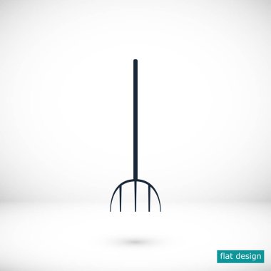 Bahçe çatal simgesi