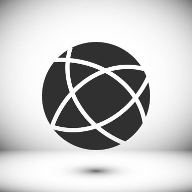 Küresel teknoloji vektör simgesi