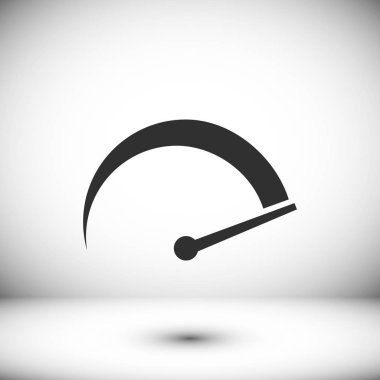 hız göstergesi düz simgesi