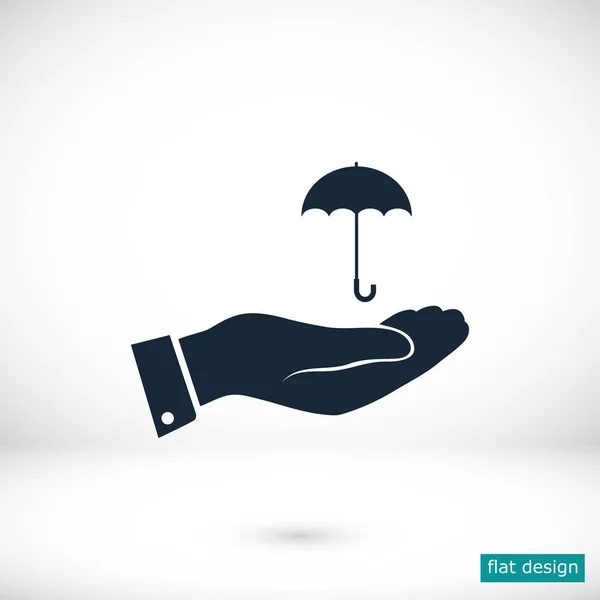 Regenschirm-Ikone — Stockvektor