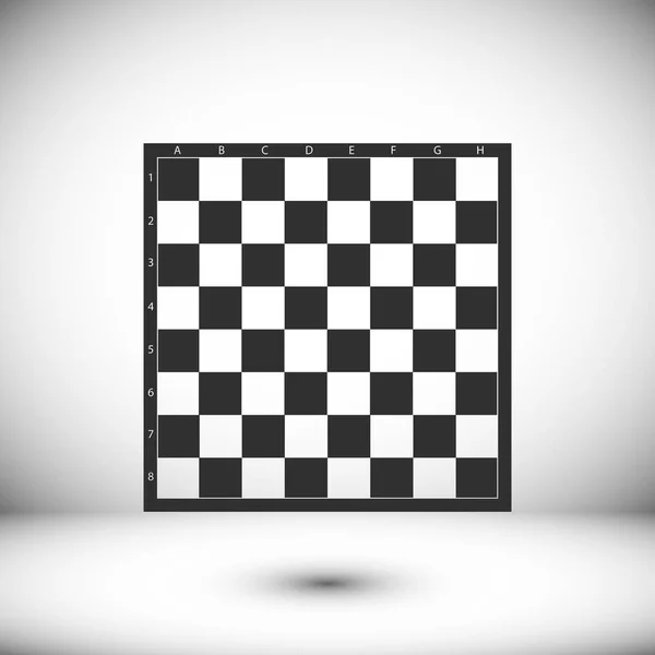 Icona piatta degli scacchi — Vettoriale Stock