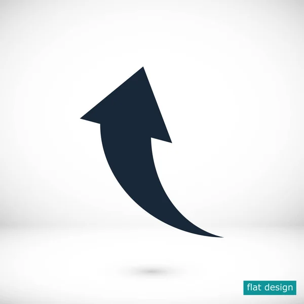 Signo de flecha icono — Vector de stock