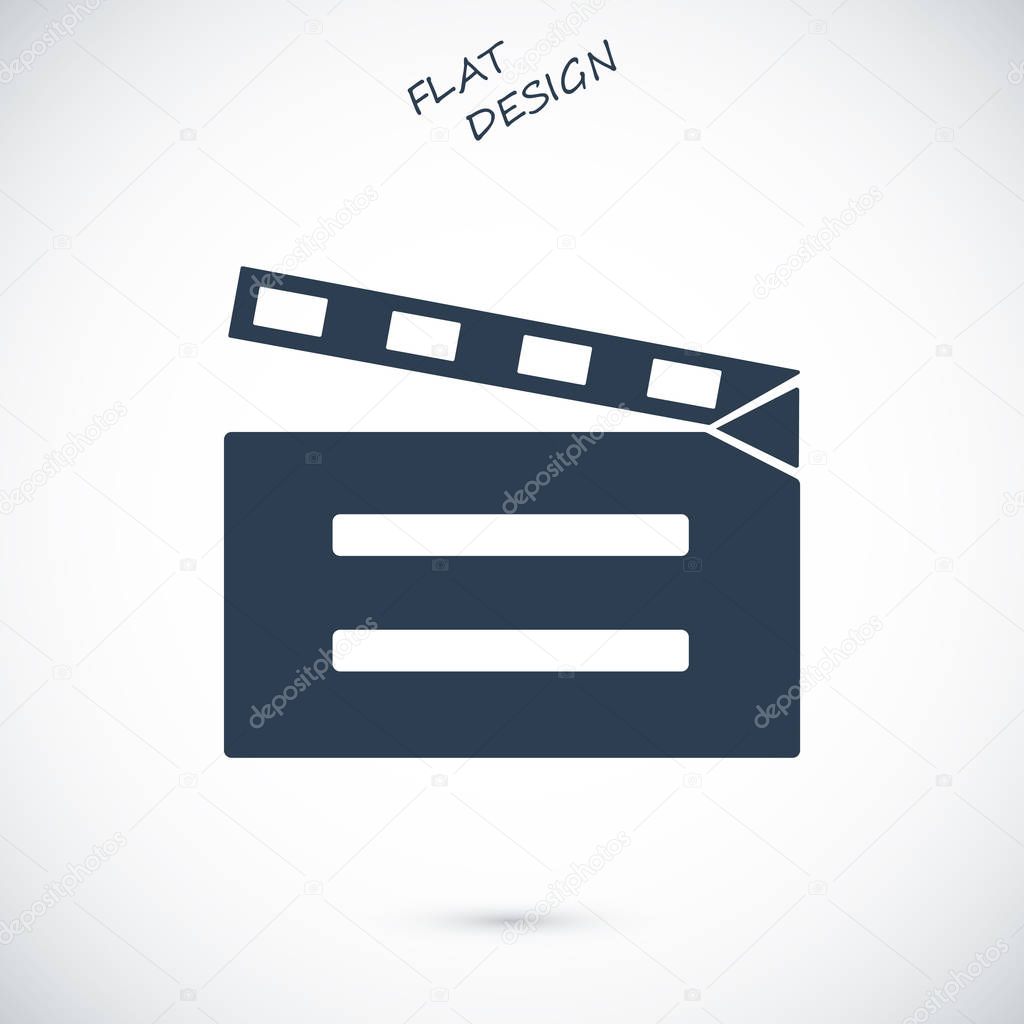 video flat icon