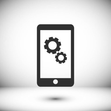 Akıllı Telefon Düz Simgesi