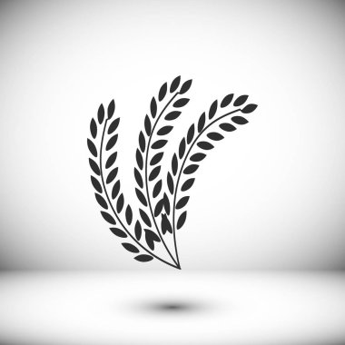 Buğday düz simgesi