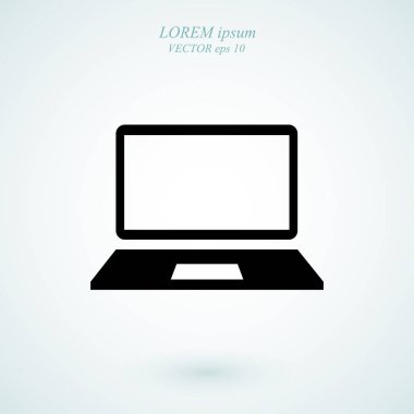 Bilgisayar Düz Simgesi