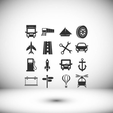 Taşıma düz simgesi