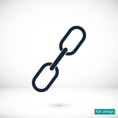 düz bağlantı simgesi