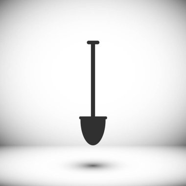 Kürek düz simgesi