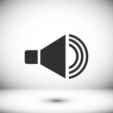 düz hoparlör simgesi