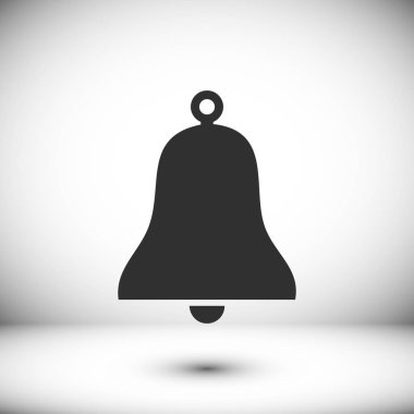Bell düz simgesi