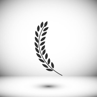 Buğday düz simgesi