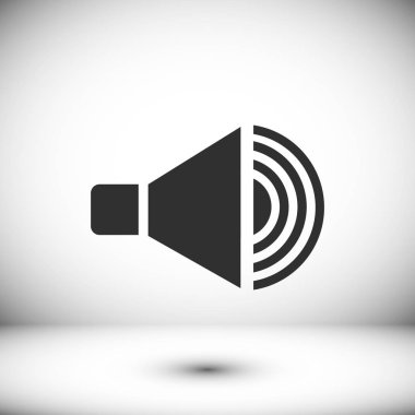 düz hoparlör simgesi