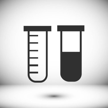 Tüpler düz simgesi