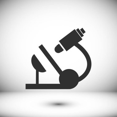 Mikroskop Düz Simgesi