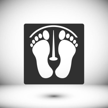 ayak yazdırma simgesi