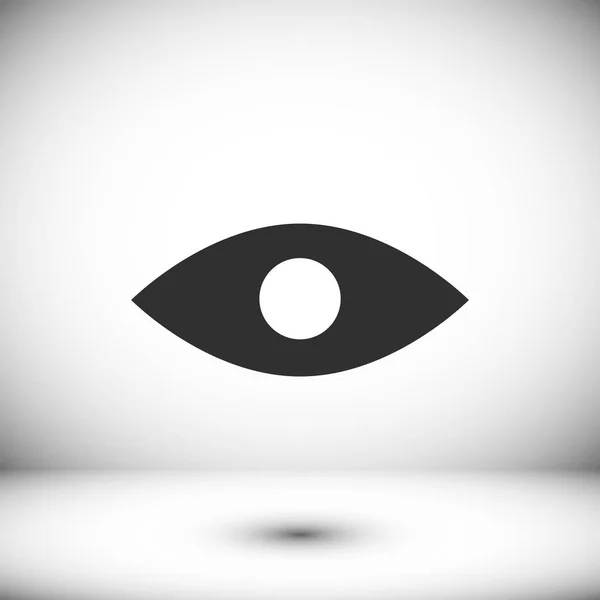 Icono de signo ocular — Vector de stock