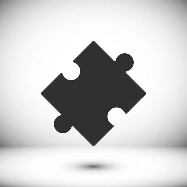 퍼즐 플랫 아이콘 — 스톡 벡터