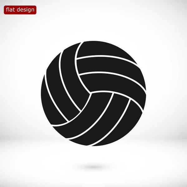 Icône plate de boule — Image vectorielle
