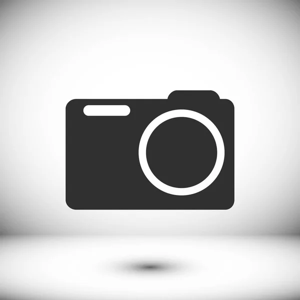 Flache Ikone der Kamera — Stockvektor